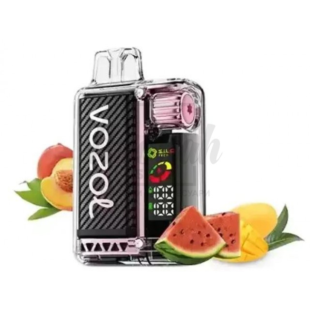 Электронная сигарета Vozol 20000 Peach Mango Watermelon (Персик Манго Арбуз)
