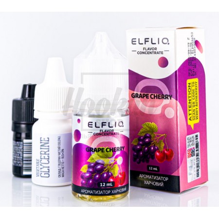Жидкость Набор Elf Liq Grape Cherry (Виноград Вишня) 5% 30мл