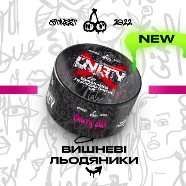Табак Unity Cherry Shot (Вишнёвые Леденцы) 100 гр
