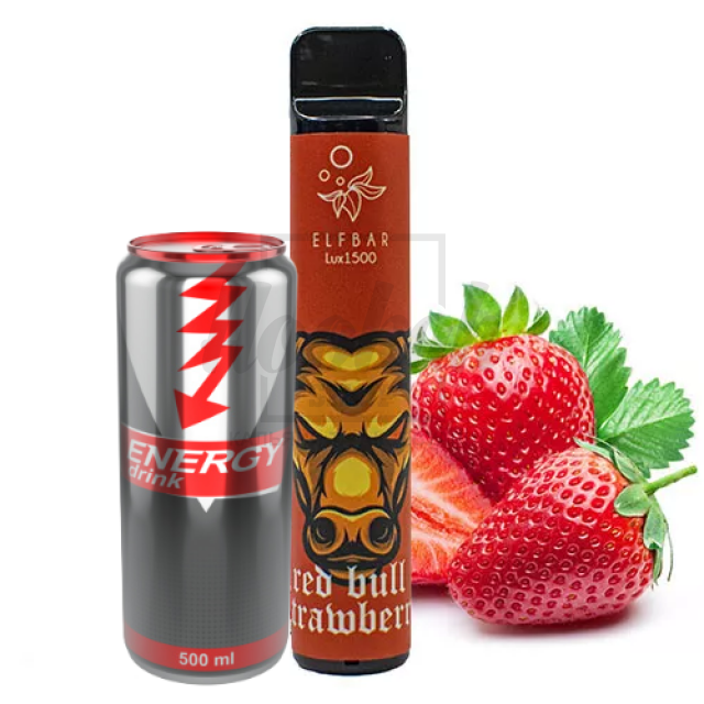 Электронная сигарета Elf Bar 1500 Strawberry Energy (Клубничный Энергетик)