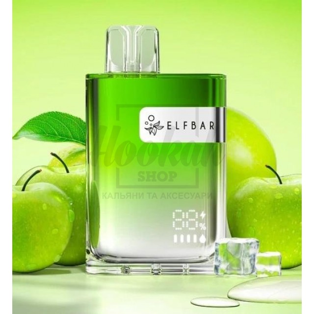 Электронная сигарета Elf Bar CR8000 Double Apple (Двойное Яблоко)