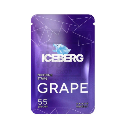 Снюс Iceberg Nicotine Strips Grape 55 strips (Виноград)