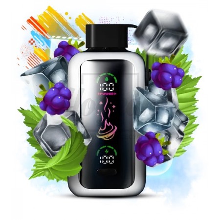 Электронная сигарета Vozol Star 20000 Black Ice (Ягоды Лед)