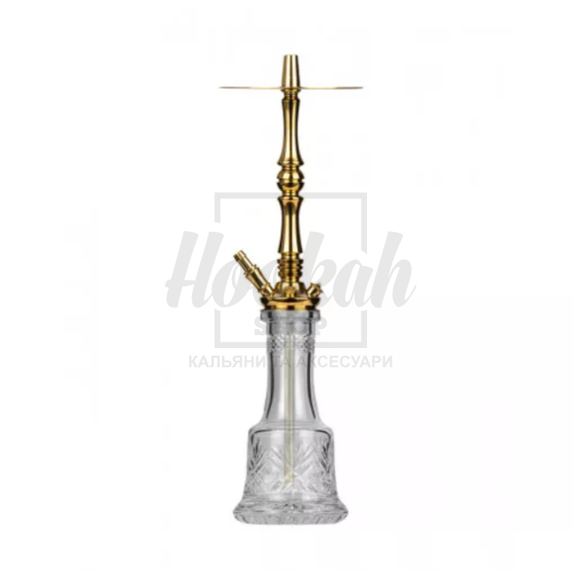 Кальян Moze Tradi Gold L with bowl cut large with mouthpiece