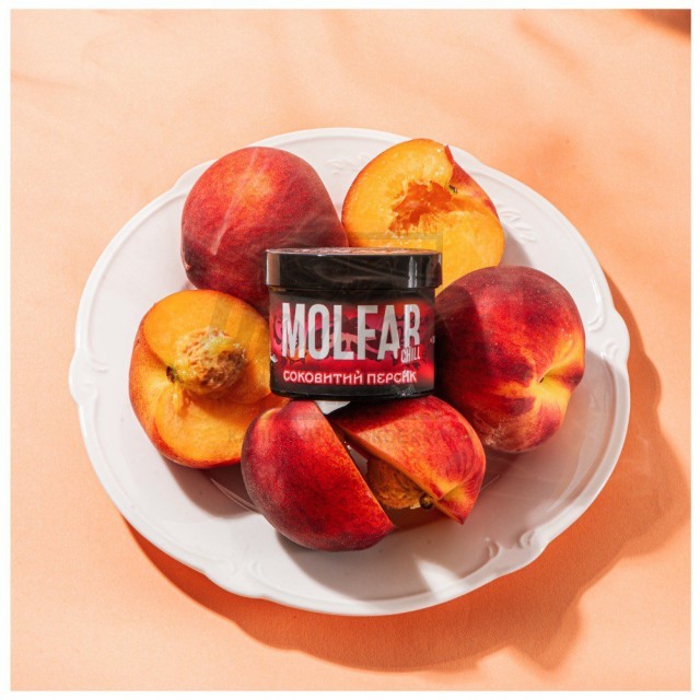 Тютюн Molfar Chill Line Соковитий Персик (Персик) 40 г