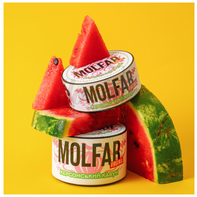Табак Molfar Virginia Line Херсонський Кавун (Арбуз Лёд) 100 гр