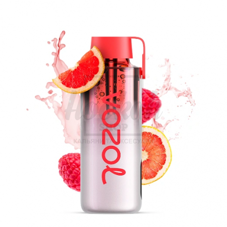 Электронная сигарета Vozol NEON 10000 Pink Bomb (малина грейпфрут)