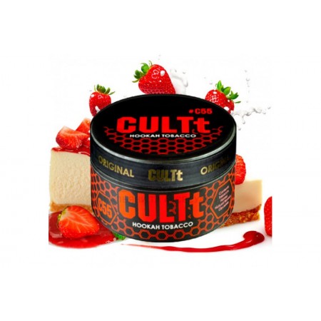 Тютюн CULT C55 Strawberry Cheesecake (Полуничний Чізкейк) 100 г