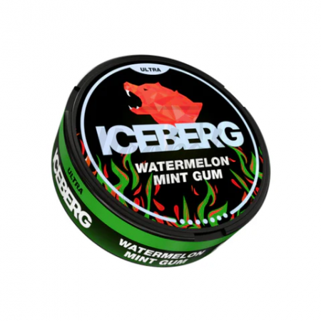 Снюс Iceberg Ultra Watermelon Mint Gum 70mg (Арбузно Мятная Жвачка)