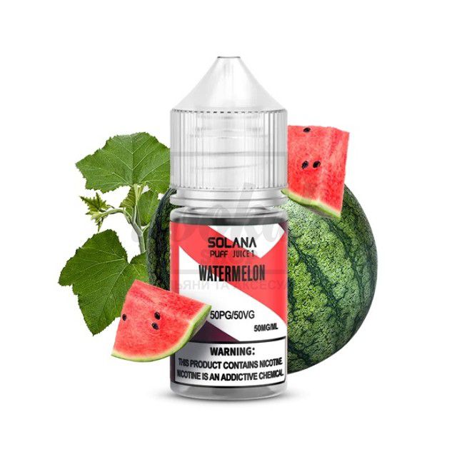 Жидкость SOLANA LIQUID Watermelon (Арбуз) 30мл 5%