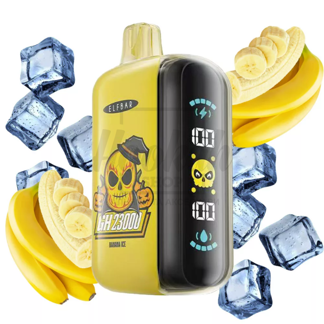 Электронная сигарета Elf Bar GH23000 Banana Ice (Банан Лед)