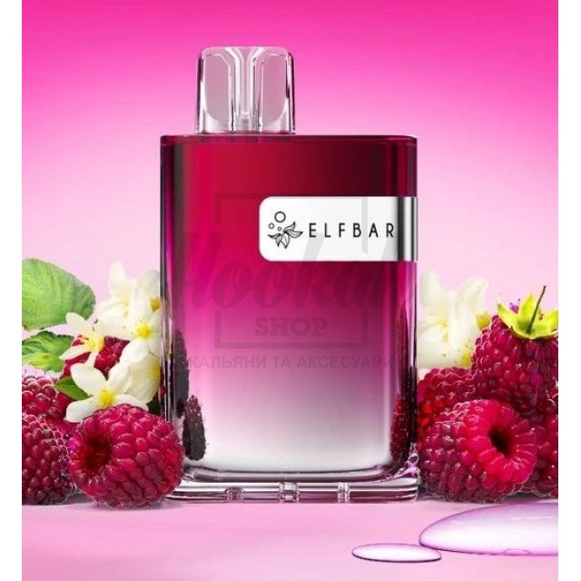 Электронная сигарета Elf Bar CR8000 Jasmine Raspberry (Жасмин Малина)