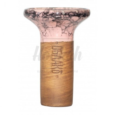 Чаша Облако Flow Black on Pink-black Marble