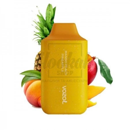 Електронна сигарета Vozol 6000 Mango Peach Rineapple (манго ананас персик)