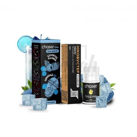 Рідина Набір Chaser Блакитна Малина Лимонад Лід 30мл 5%