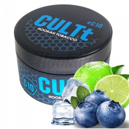 Табак CULT C10 Blueberry Lime Ice (Черника Лайм Лёд) 100 гр