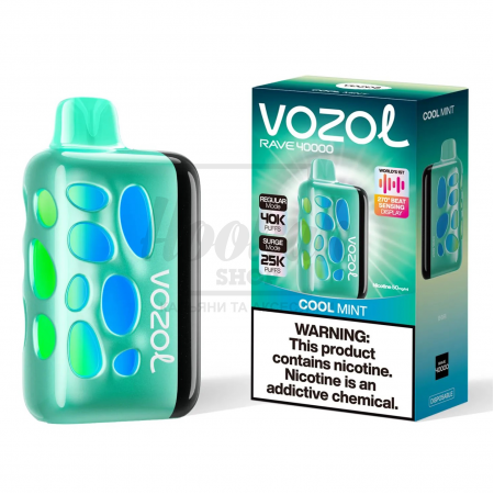 Електронна сигарета Vozol Rave 40000 Cool Mint (М'ята)
