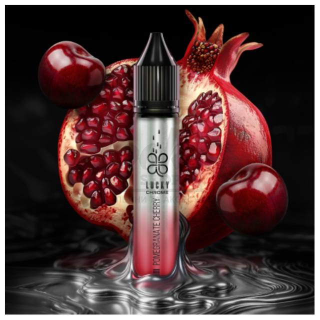 Жидкость Lucky Chrome Pomegranate Cherry (Гранат Вишня) 30мл 5%