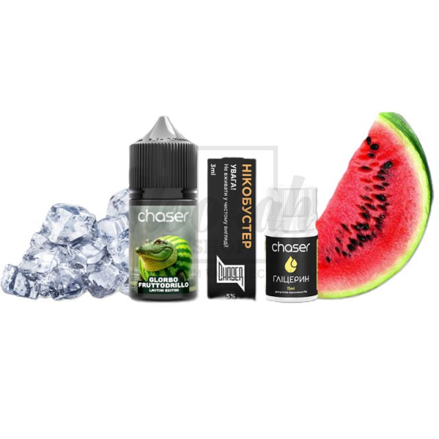 Жидкость Набор Chaser Limited Trends Glorbo Fruttodrillo (Арбузный Напиток) 30мл 5%