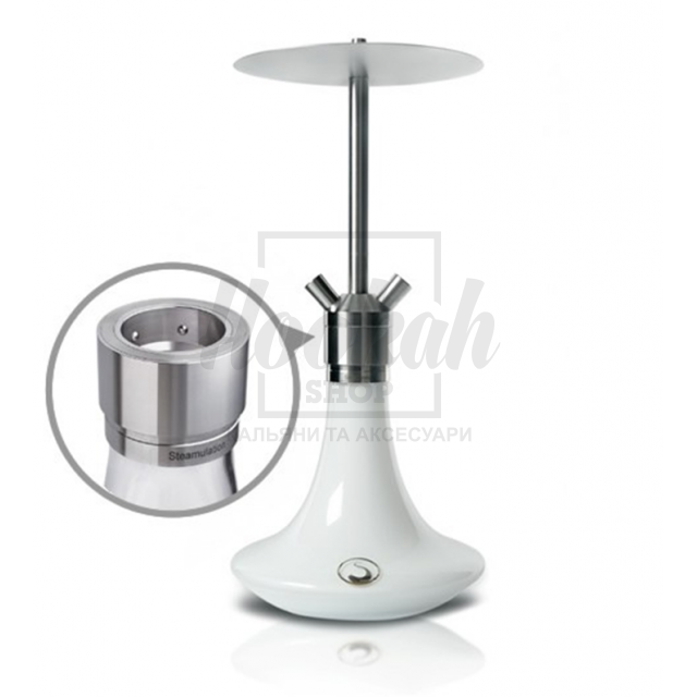 Кальян Steamulation Classic Platinum White
