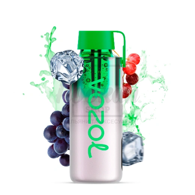 Електронна сигарета Vozol NEON 10000 Grape Ice (крижаний виноград)