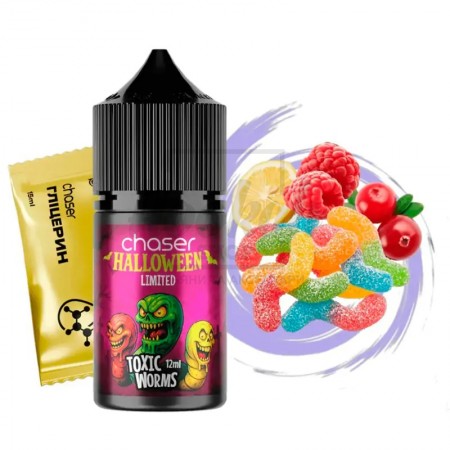 Жидкость Набор Chaser Halloween Toxic Worms 5% 30мл