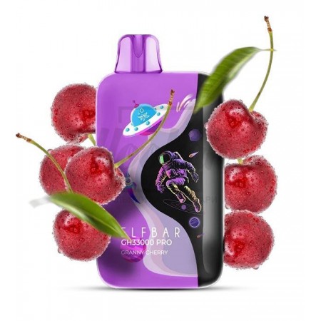 Электронная сигарета Elf Bar GH33000 PRO Granny Cherry (Вишня)