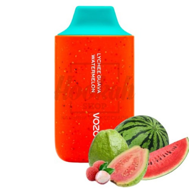 Електронна сигарета Vozol 6000 Lychee Guava Watermelon (лічі гуава кавун)