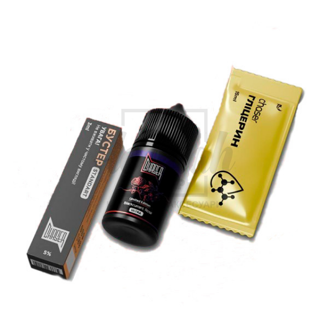 Жидкость Набор Chaser Black Blackcurrant Rose (Смородина Роза) 30мл 5%