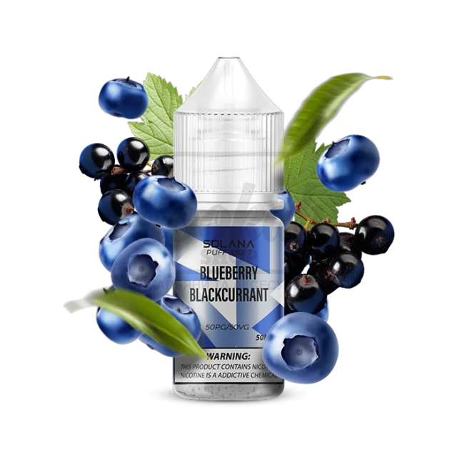 Жидкость SOLANA LIQUID - Blueberry Blackcurrant (Черника Смородина) 30мл 5%