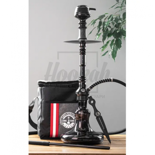 Кальян Yahya S200 Full Black Edition Blackberry
