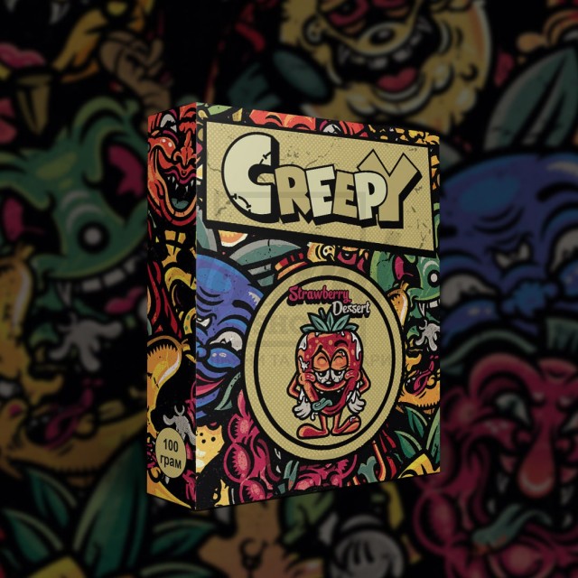 Тютюн Creepy Strawberry Desert (Полуничний Десерт) 100 гр