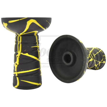Чаша Gusto Bowls Classic Phunnel Black-Yellow
