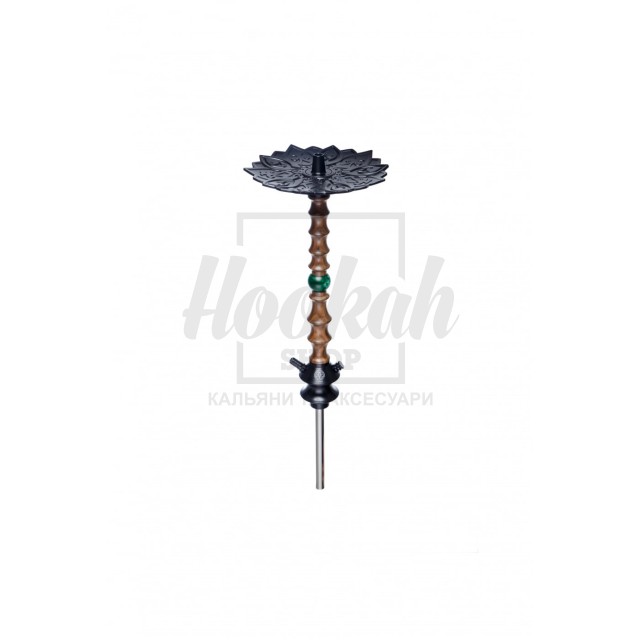 Шахта для кальяна Karma 1.1 WALNUT GREEN зеленый орех + Блюдце