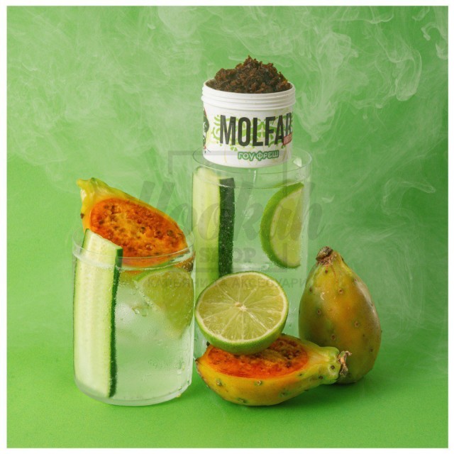 Тютюн Molfar Virginia Line Гоу Фреш (Лимонад Огірок Кактус Лайм) 100 гр