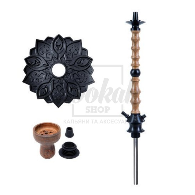 Шахта Karma 1.1 WALNUT BLACK черный орех + Блюдце