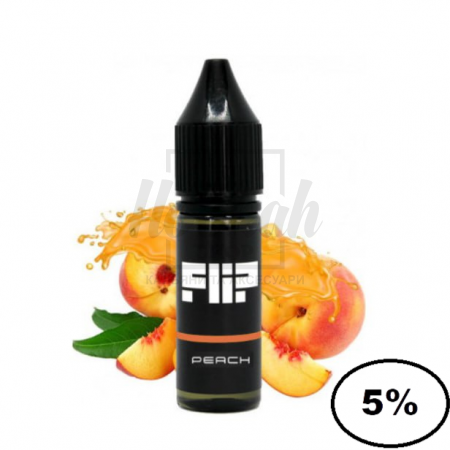 Жидкость Flip 5% 15мл Peach (персик)