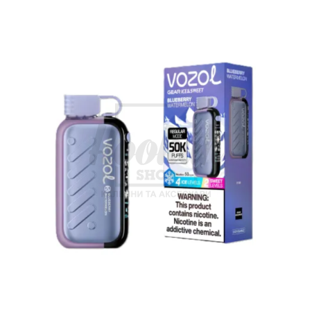 Електронна сигарета Vozol Gear 50000 Blueberry Watermelon (Чорниця Кавун)