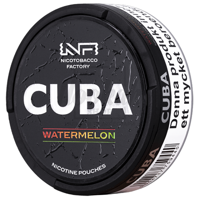 Снюс Cuba Black Watermelon 43 mg/pouch 66 mg/g (Арбуз)