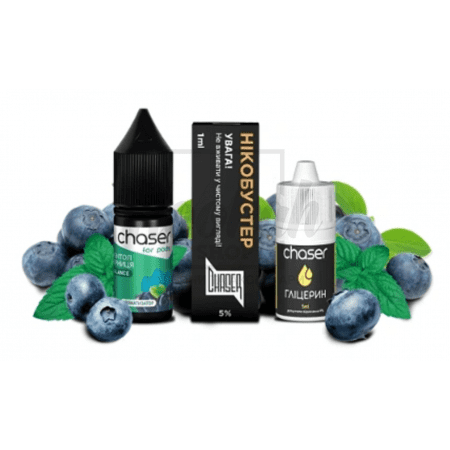 Жидкость Набор Chaser Черника Ментол 10мл 5%