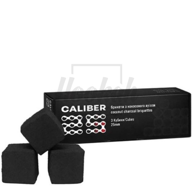 Вугілля кокосове Caliber(Калібр) 3 кубики