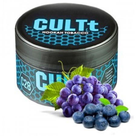 Тютюн CULT C28 Blueberry Grapes (Чорниця Виноград) 100 г
