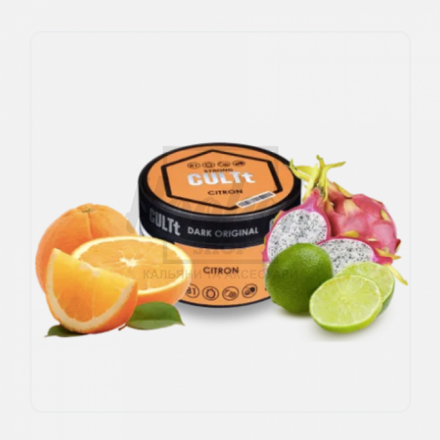 Табак Cult Strong Ds81 Citron (Питахая Апельсин Лайм) 100 гр