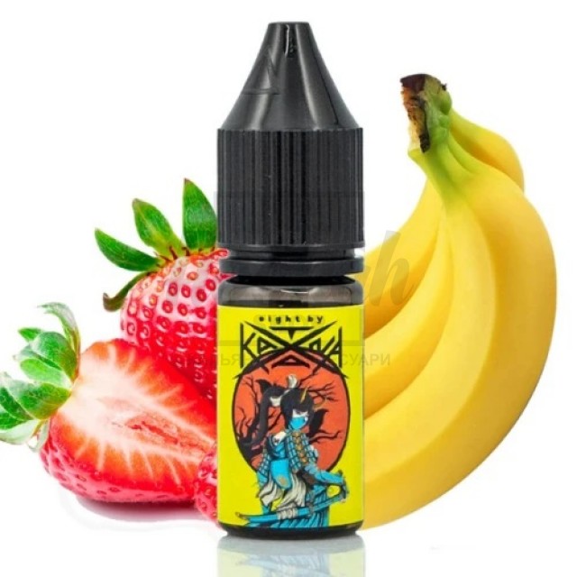 Жидкость Eight by Katana 5% 10мл Strawberry Banana (клубника банан)
