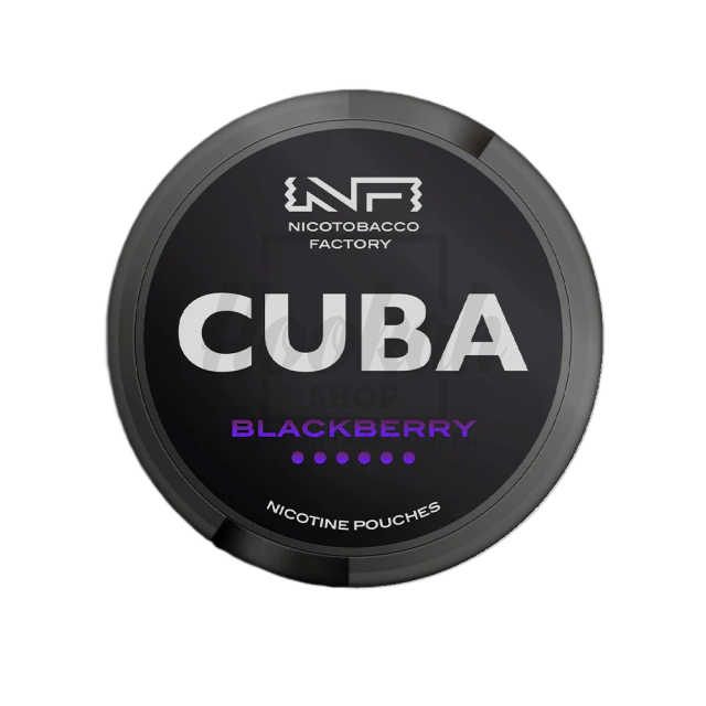 Снюс Cuba Black Blackberry 43 mg/pouch 66 mg/g (Ожина)