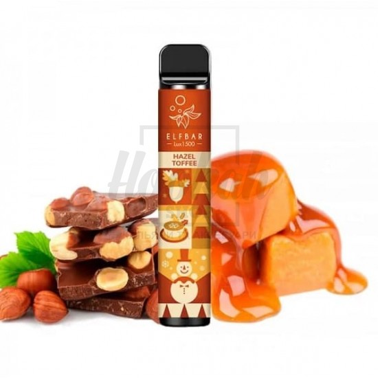 Електронна сигарета Elf Bar 1500 Christmas Edition Hazel Toffee (іриска)