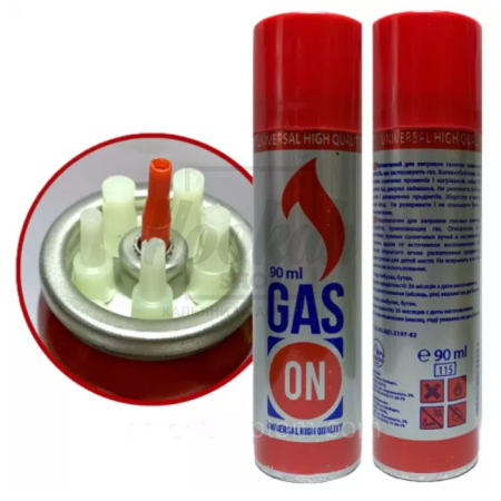 Газовый баллон для зажигалок Gas On 90ml