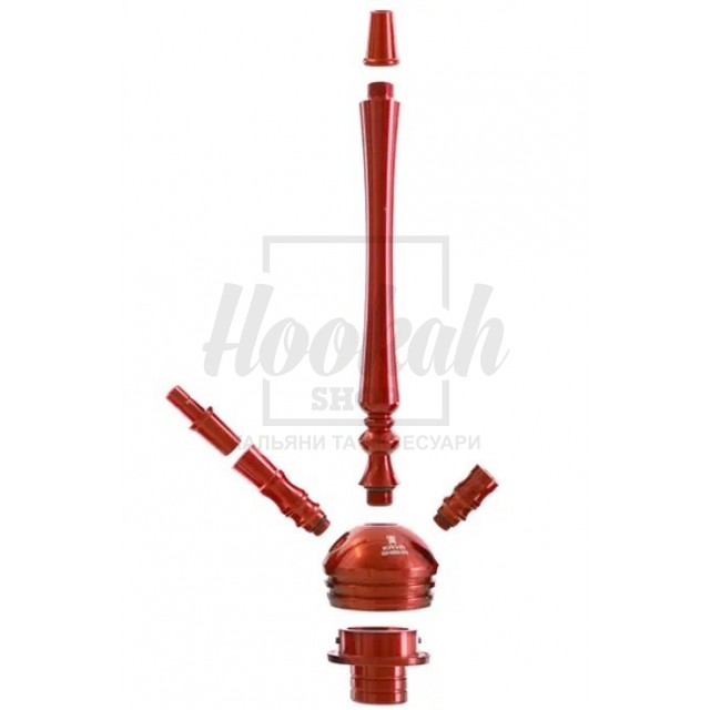 Кальян Kaya Elox 30CМ Clear Alum Plug Red 2S