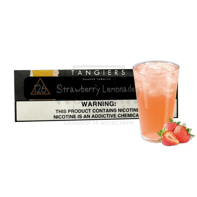 Табак Tangiers Noir Strawberry Lemonade №126 (Клубничный Лимонад) 250 гр