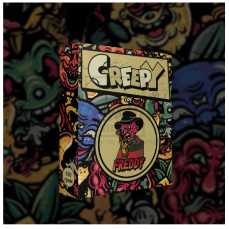 Табак Creepy Freddy (Киви Клубника Грейпфрут) 100 гр